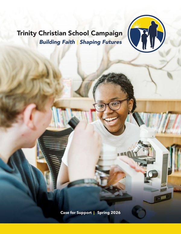 Trinity Christian School Case for Support Cover
