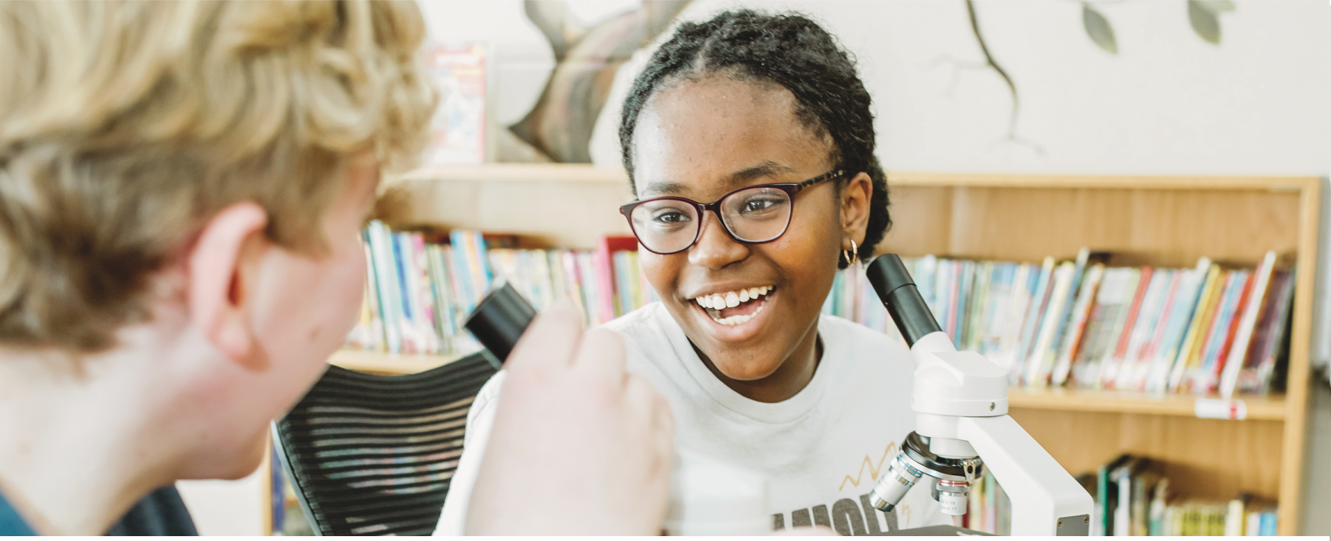 Students learning together at Trinity Christian School