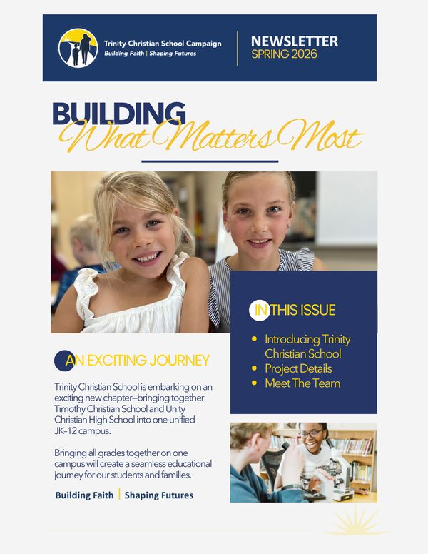 Spring Campaign Newsletter Cover